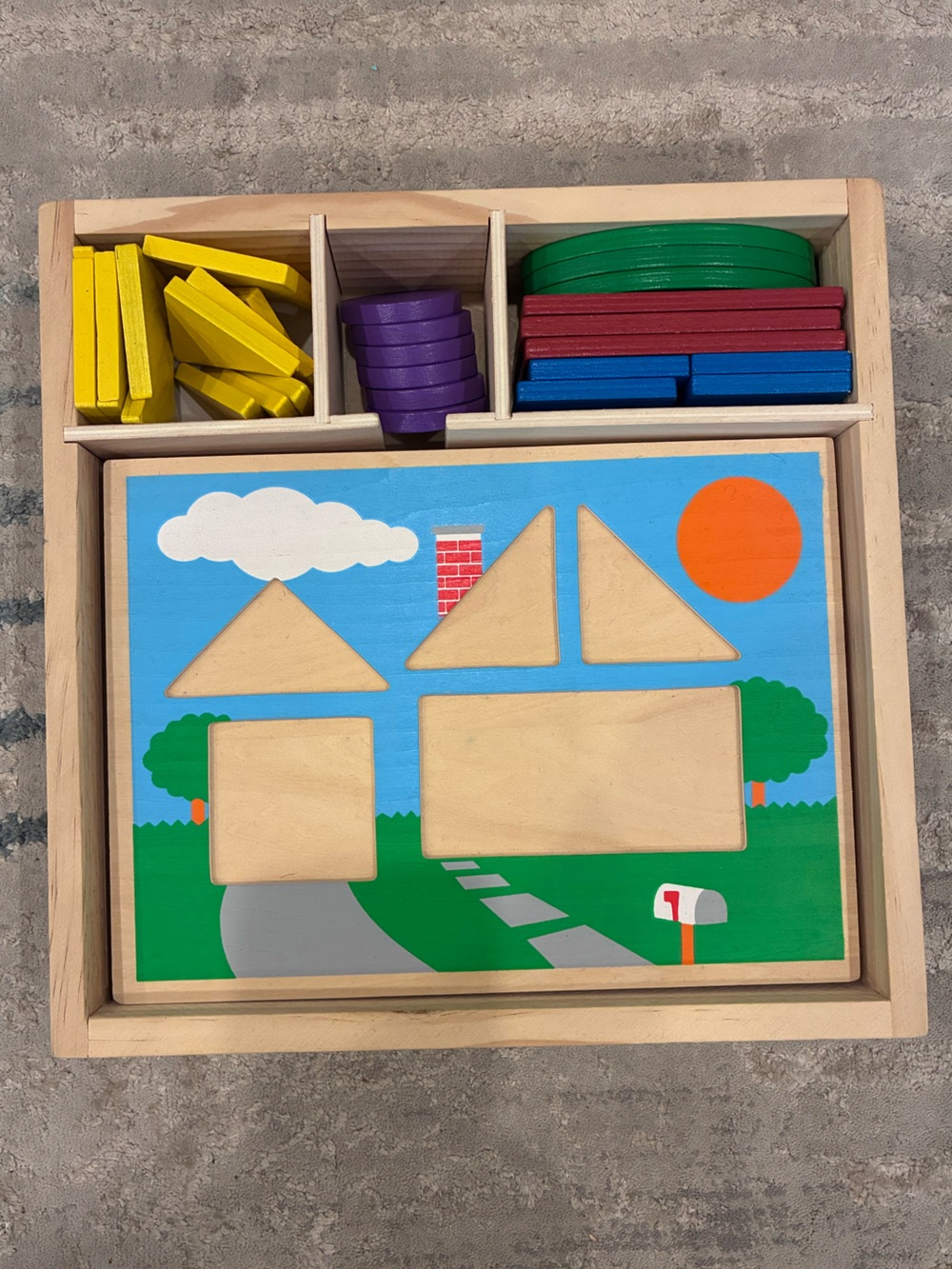 Wooden Shape Sorting Puzzle - Melissa & Doug